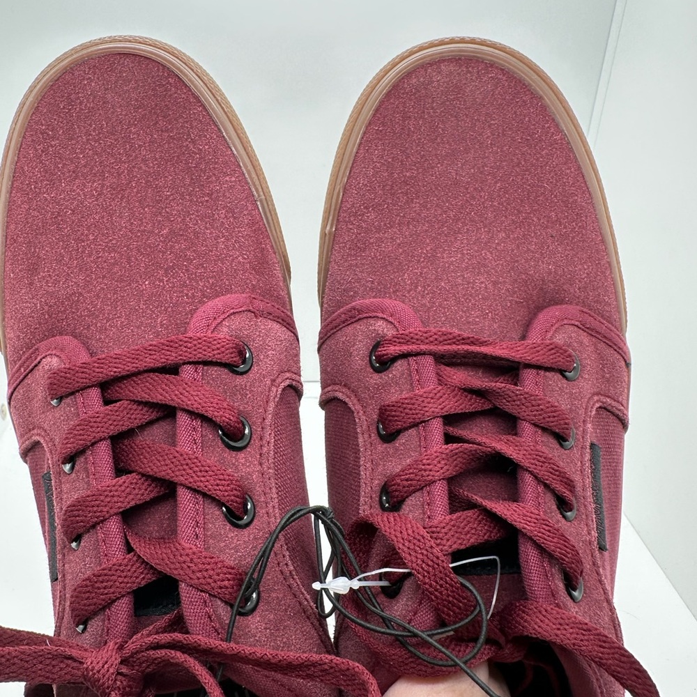 Maui and Sons Men’s Burgundy Sneakers Size 8 - Picture 11 of 14